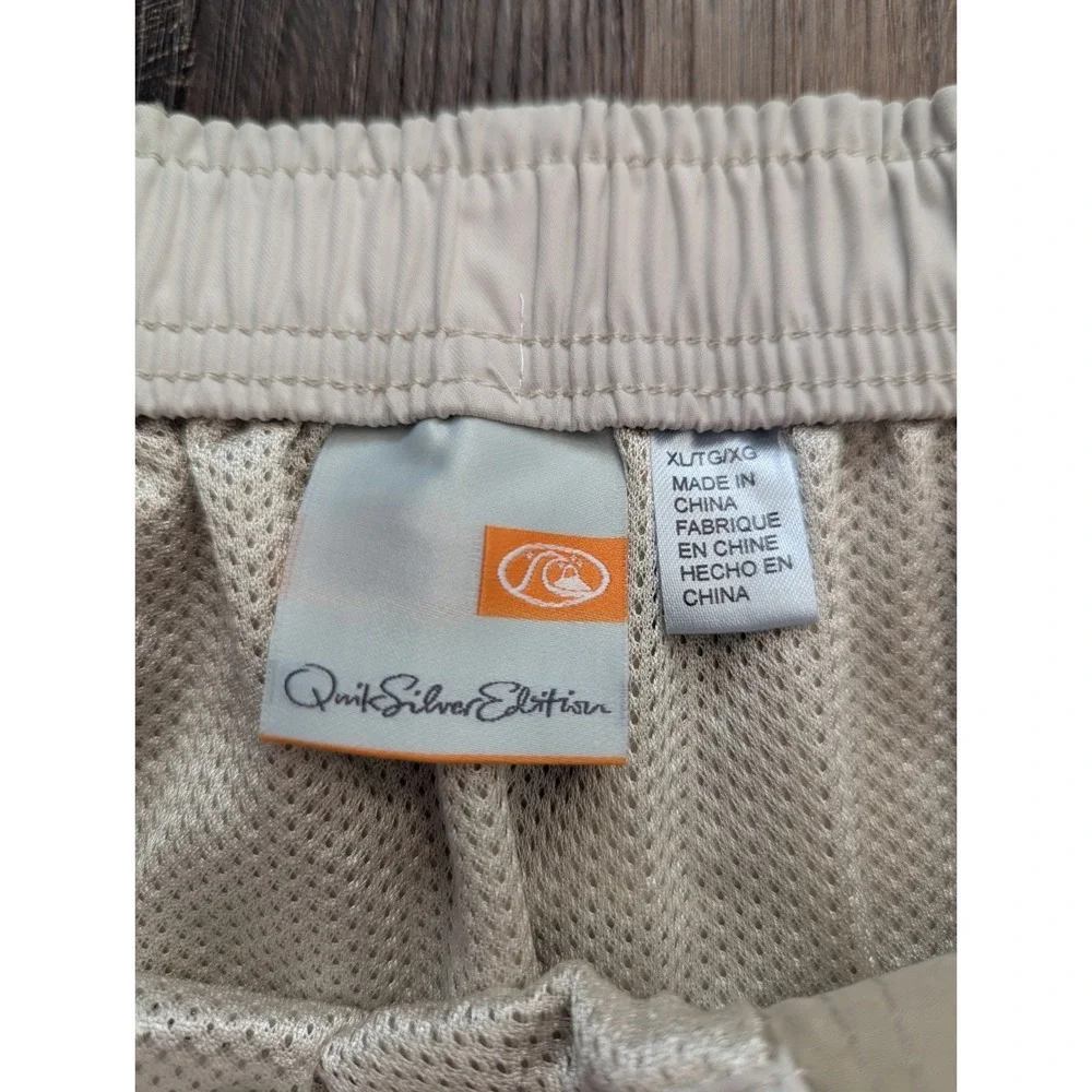 Quiksilver Swim Trunks Mens‎ XL NWT Tan Beige Kona Point Beach Board Shorts